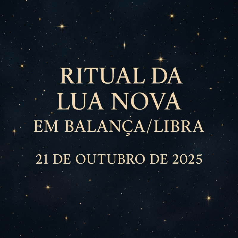 Imagem mística do Ritual da Lua Nova em Balança/Libra – Taróloga Margarida Fernandes