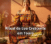 Ritual da Lua Crescente em Touro realizado por Taróloga Margarida Fernandes para prosperidade, estabilidade e construção energética para 2026.