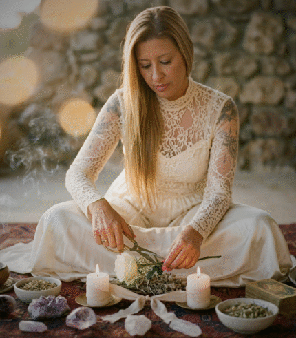 Ritual de Corte de Laços Energéticos entre duas pessoas realizado por Margarida Fernandes para libertação de vínculos emocionais e energéticos.